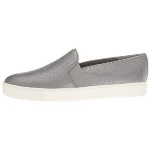 VINCE
Blair 12 Gunmetal Leather Slip On Sneakers